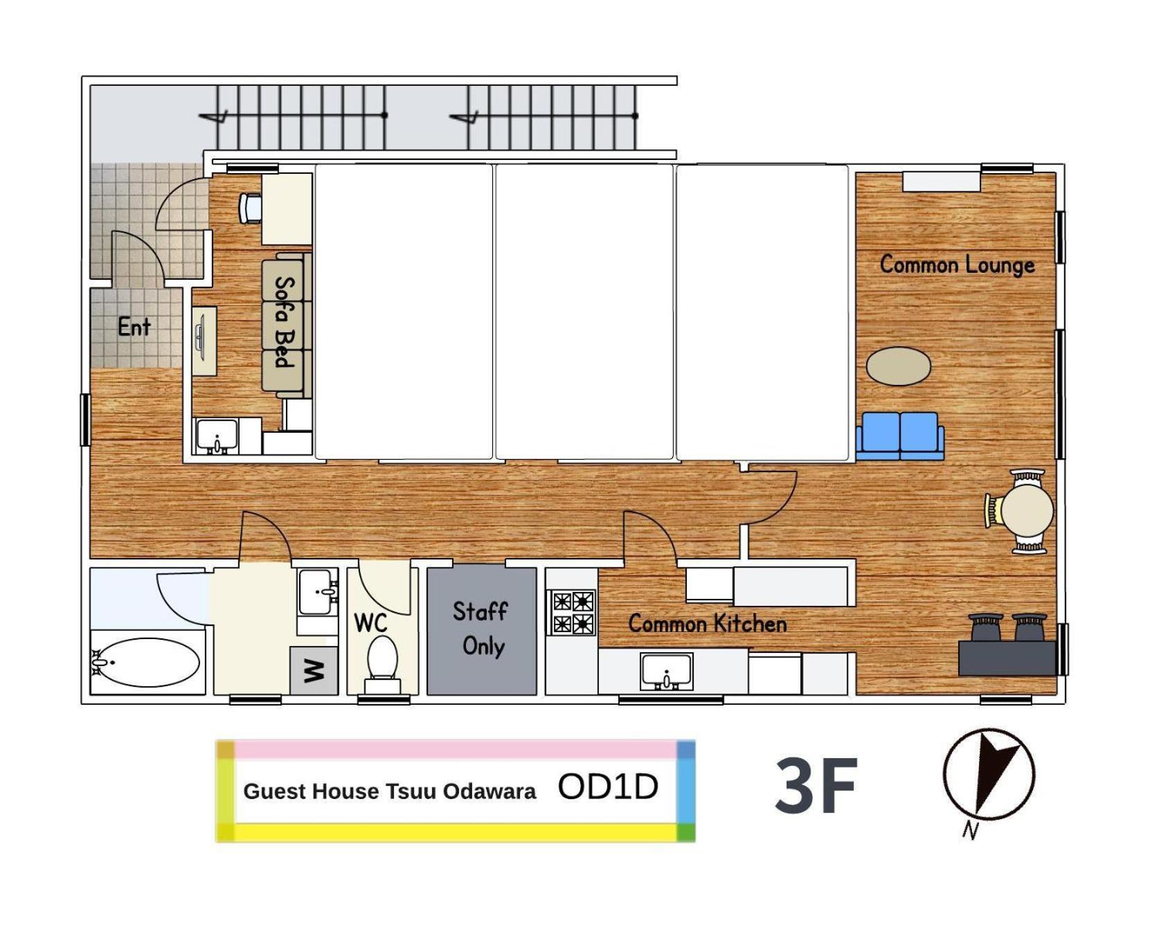 ゲストハウスtsuu小田原 Guest House Tsuu Odawara #Od1 Екстериор снимка