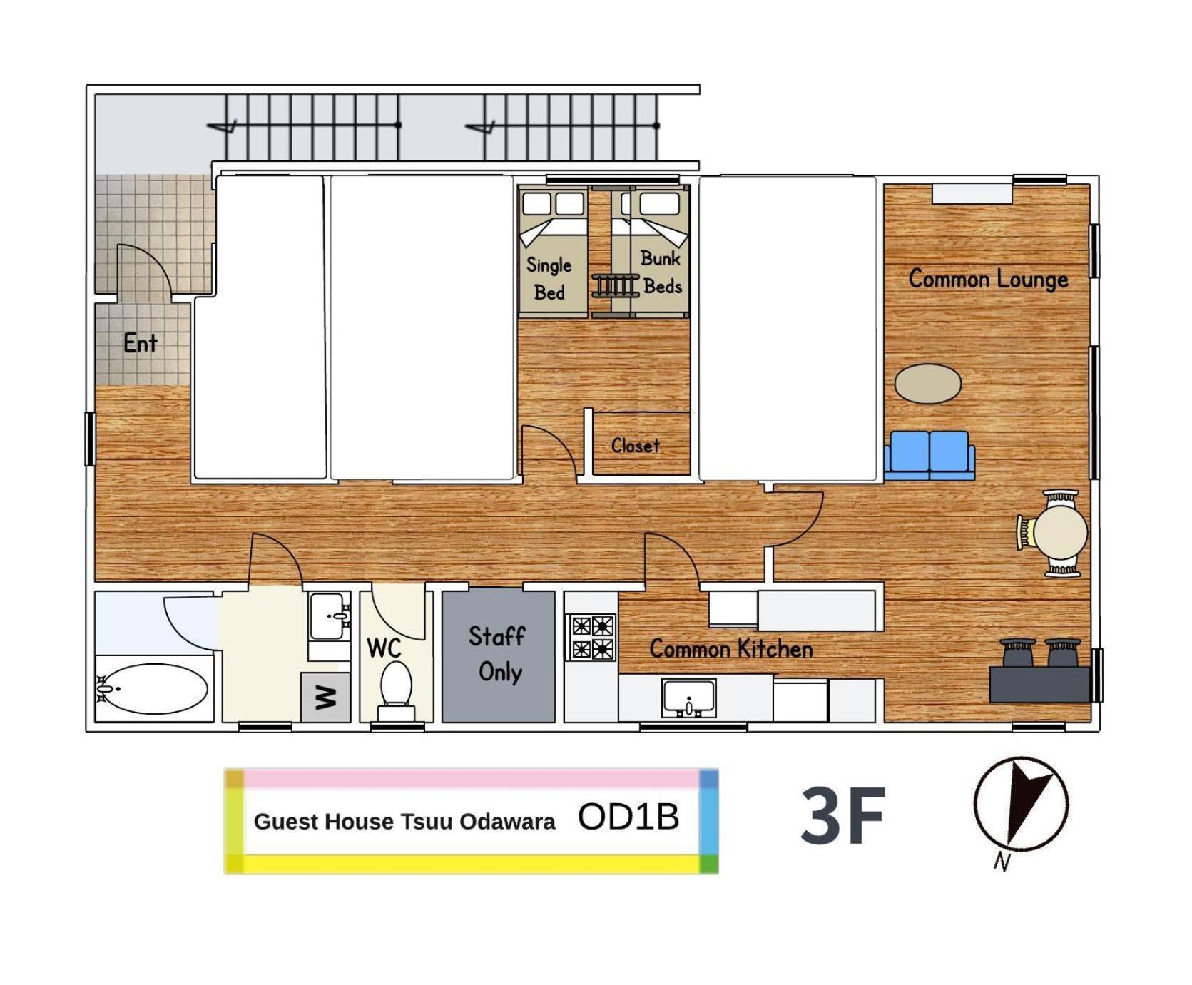 ゲストハウスtsuu小田原 Guest House Tsuu Odawara #Od1 Екстериор снимка